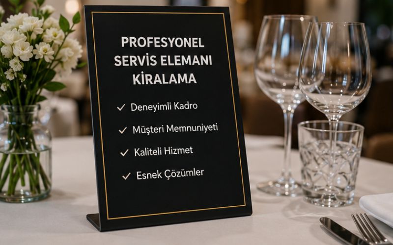 İstanbul Servis Elemanı Kiralama